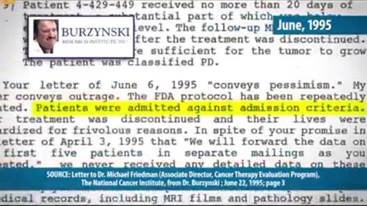 BURZYNSKI - CANCER IS SERIOUS BUSINESS