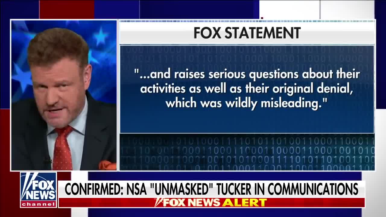 Tucker Was Right: NSA Admits it Spied on Tucker, "Unmasked" Him