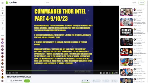rumble - the reason romania is ending troops to the border with russia is because all of the