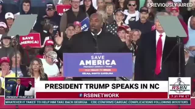 Mark Robinson: A Warrior For America Speaks at Trump Rally- 04.9.2022