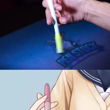 Can you repeat pen spinning after an ANIME GIRL_