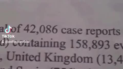 Pfizer whistleblower releases internal documents showing over 158,000 adverse reaction