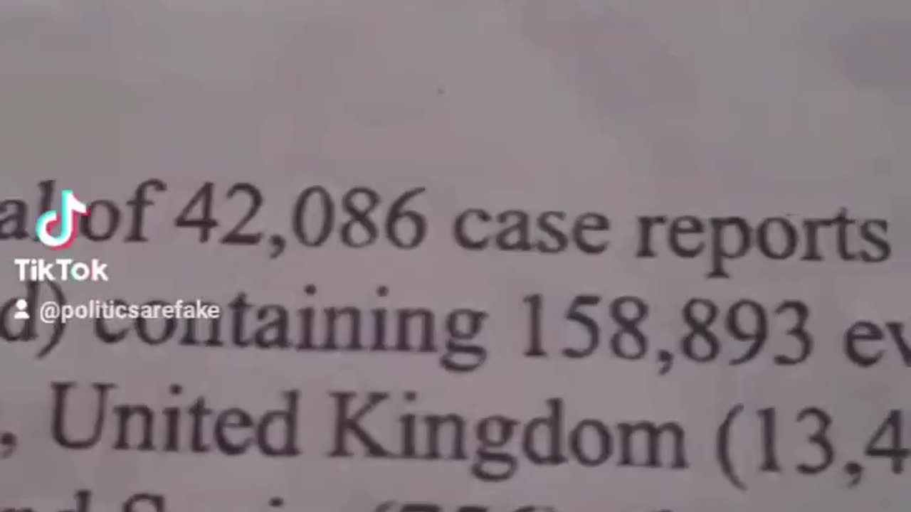 Pfizer whistleblower releases internal documents showing over 158,000 adverse reaction
