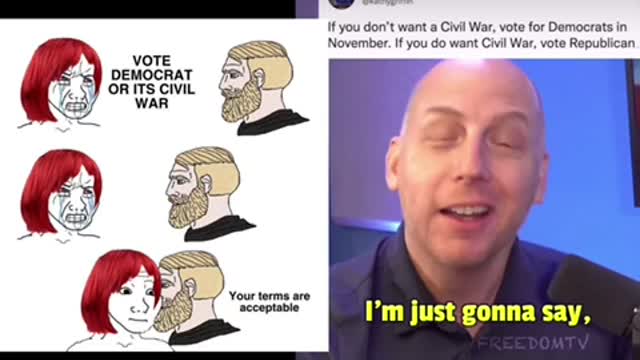 Normies don’t want a civil war, they just gathering supplies for us