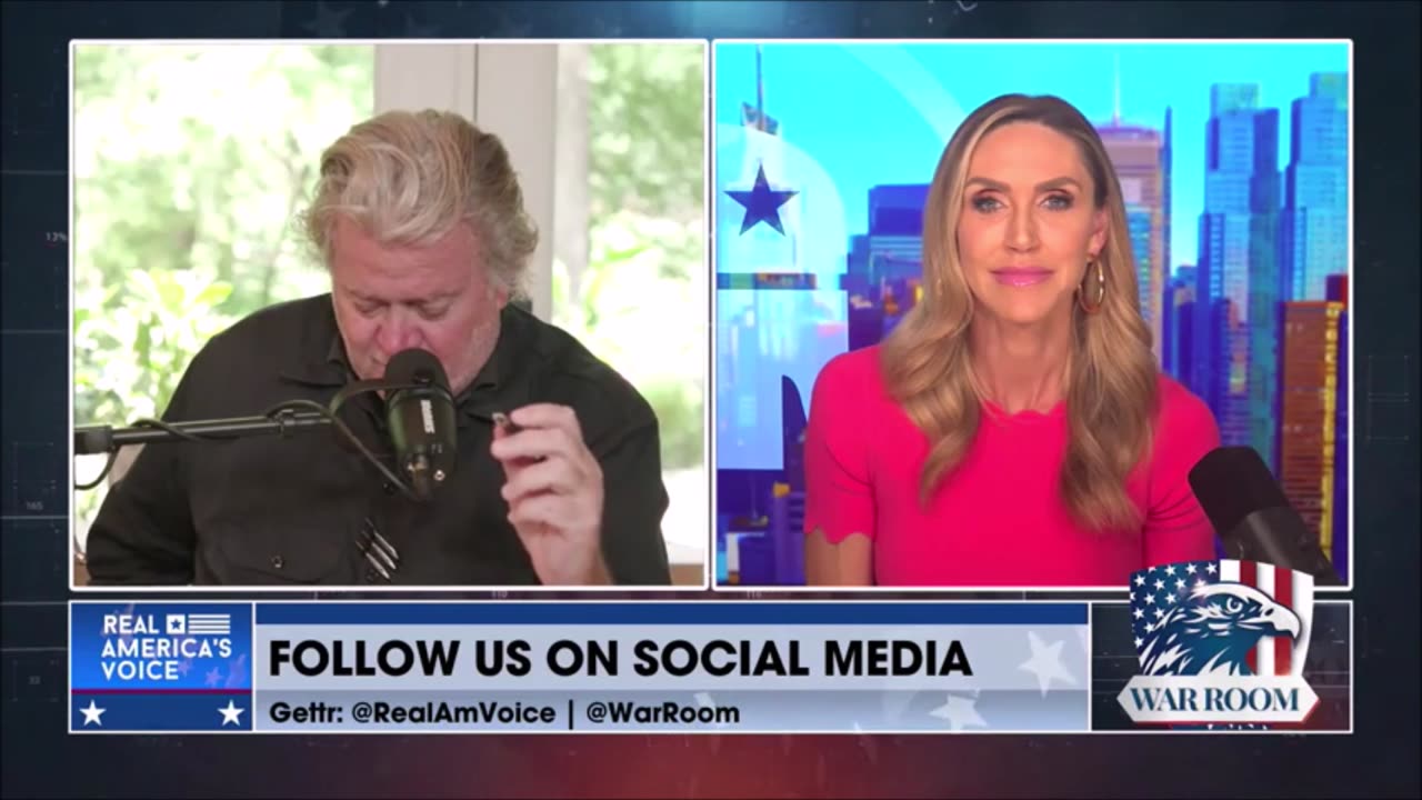 Vote Early and Bank Your Vote -- Lara Trump talks with Steve Bannon (4 min. excerpt) 6-13-24