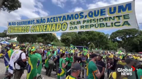 Supporters of Brazil’s Bolsonaro call on military after election loss, Lula backers celebrate win