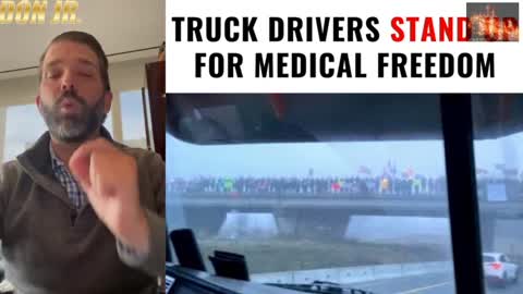 Donald Trump Jr. Canadian Trucker Convoy