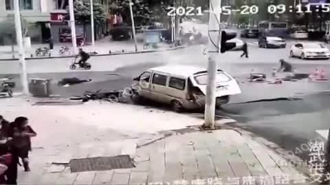 Road workers