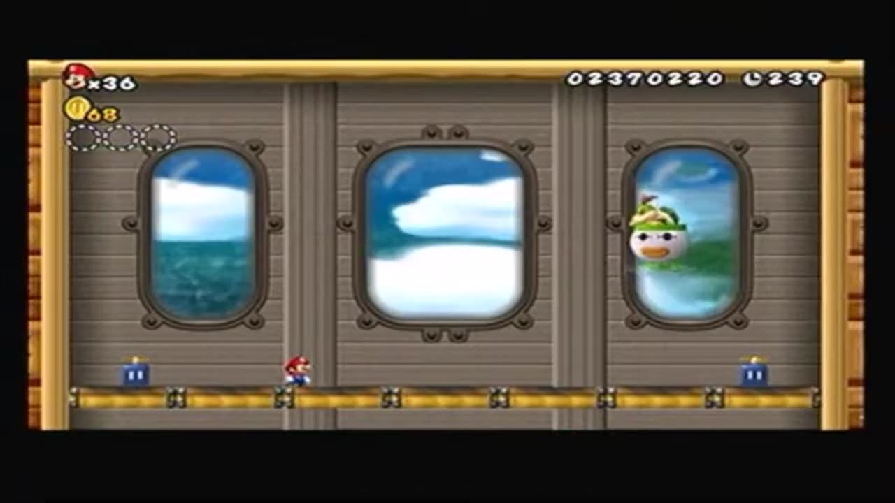 New Super Mario Wii World 4 Air Ship