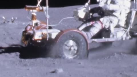 Nasa put a car on the moon