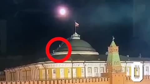 Close Up Of The Kremlin Drone Attack