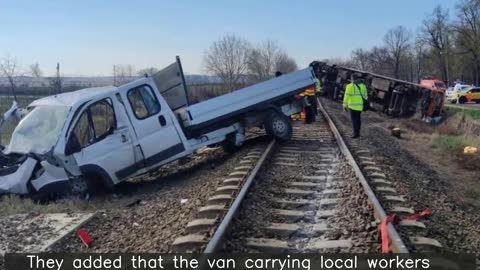 5 killed, several injured as van crashes into train in Hungary