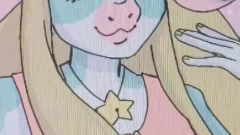 Color drawing anime