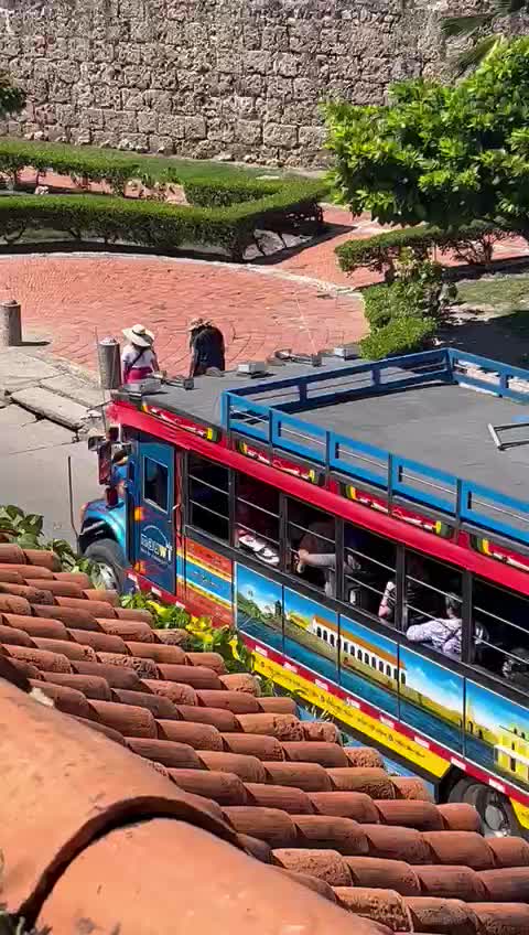 Chivas en el Centro de Cartagena