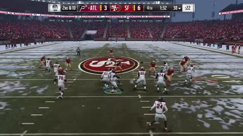 12-29-22 Game 1 of ATL vs San Fran Madden 19 XBoxOneS Part 2