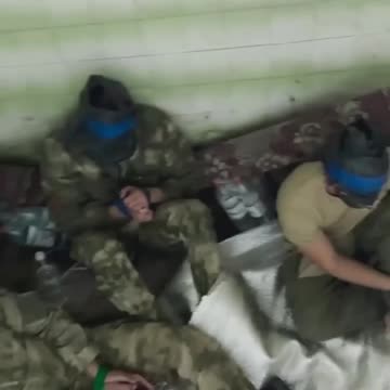 The occupiers who surrendered in Zaporozhye region.