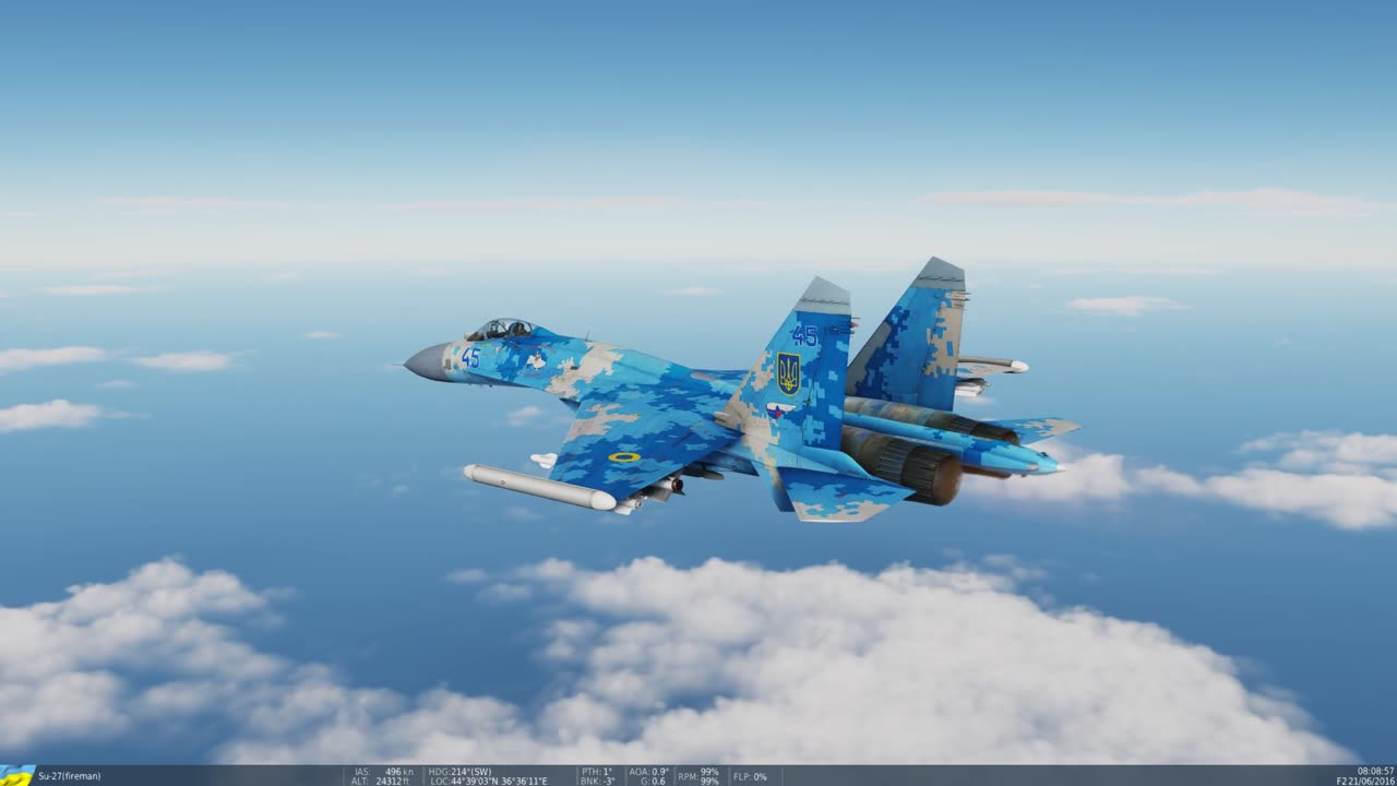 DCS SU-27s VS Mig 31s