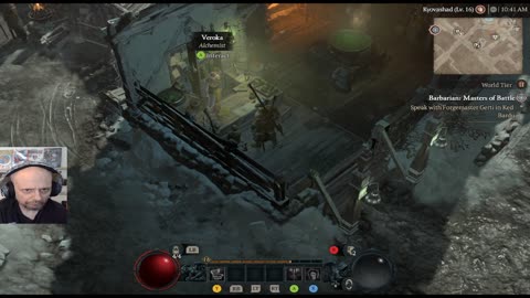 Diablo 4: Barbarian Gameplay.