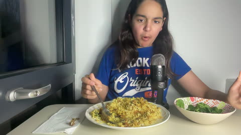 ASMR Chicken Biryani Mukbang