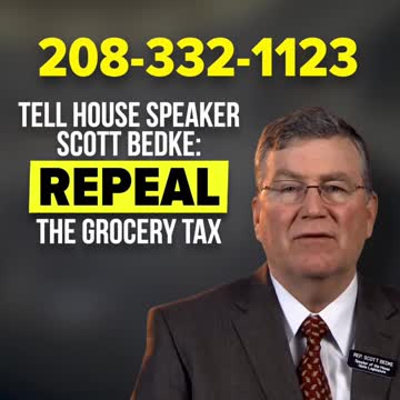 Tell Scott Bedke: Stop blocking grocery tax repeal