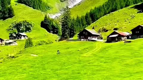 The scenery in Switzerland is amazing