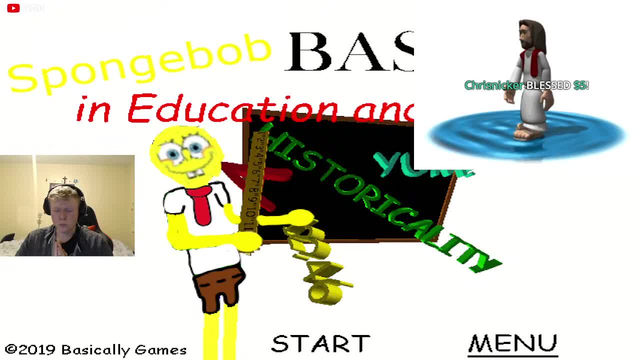 SPONGEBOB BASICS - CHRISTIANITY HOTLINE (Bill Jensen stream)