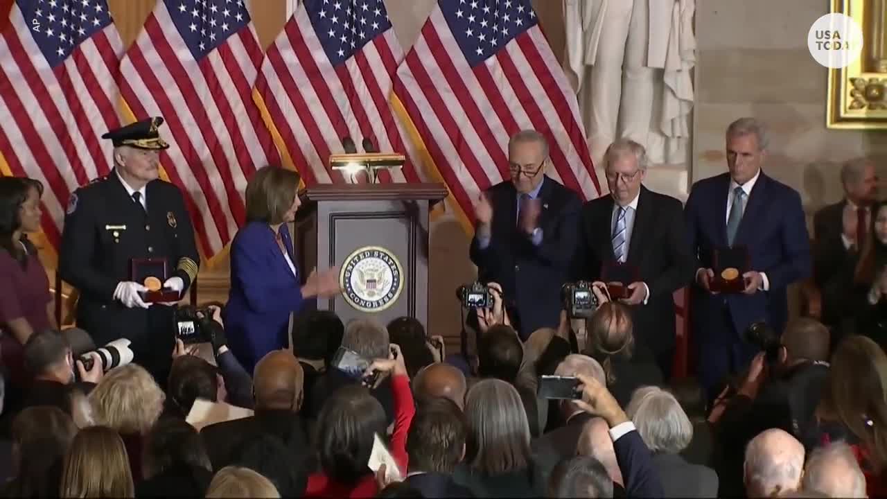 Family of fallen Jan. 6 officer denies McConnell, McCarthy a handshake | USA TODAY