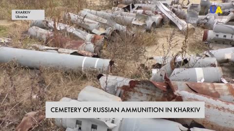 Russian ammunition cemetery in Kharkiv region: Tonnes of ‘iron evidence’ of war crimes