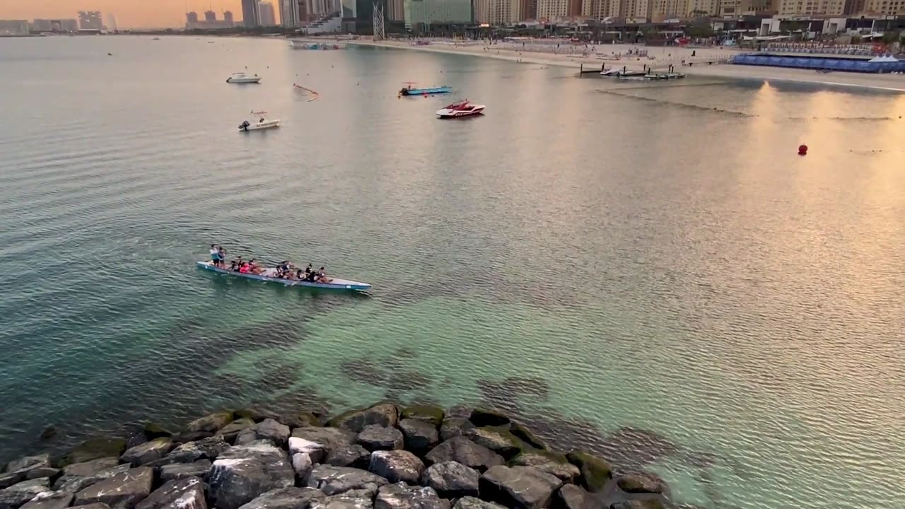 Dubai Marina/ BurDubai/ AinDubai Boats - a day and night view