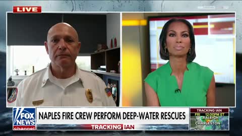 Naples fire station flooded with waist-high water