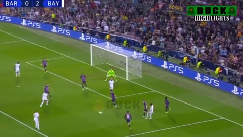FC Barcelona VS FC Bayern Munich 0-3 - Extended Highlight and All Goal UEFA Champions League