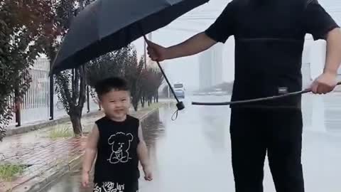 Funny Dad Kid Tik Tok, Make us Smile