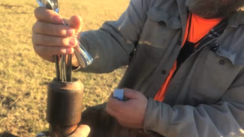 Shooting flatware out of a cannon!