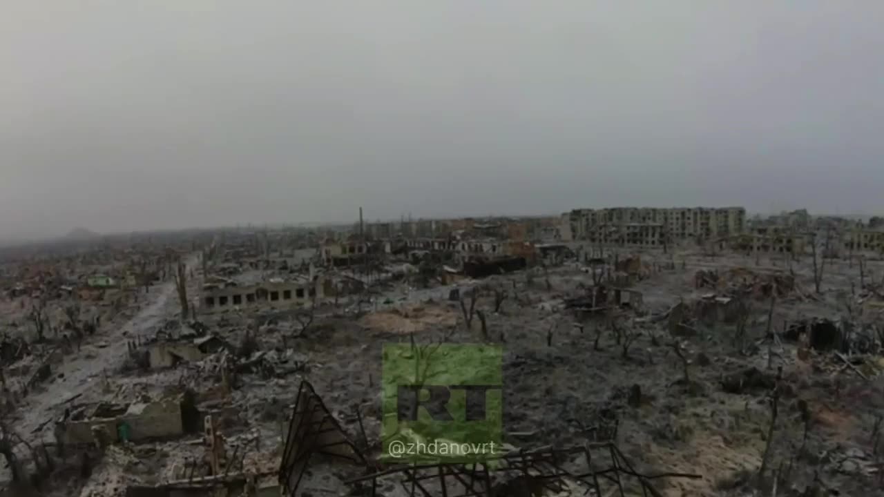 Footage Of Liberated Marinka + RAF Drone Strikes