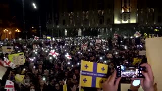 Thousands rally in Georgia in support of Ukraine
