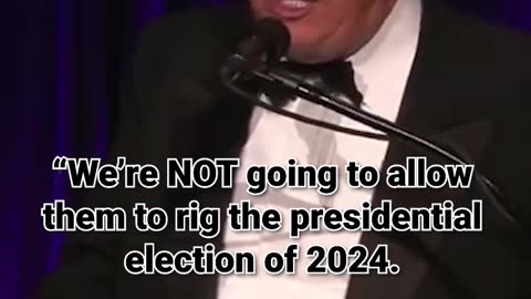 36 We’re NOT going to allow them to rig the presidential election of 2024