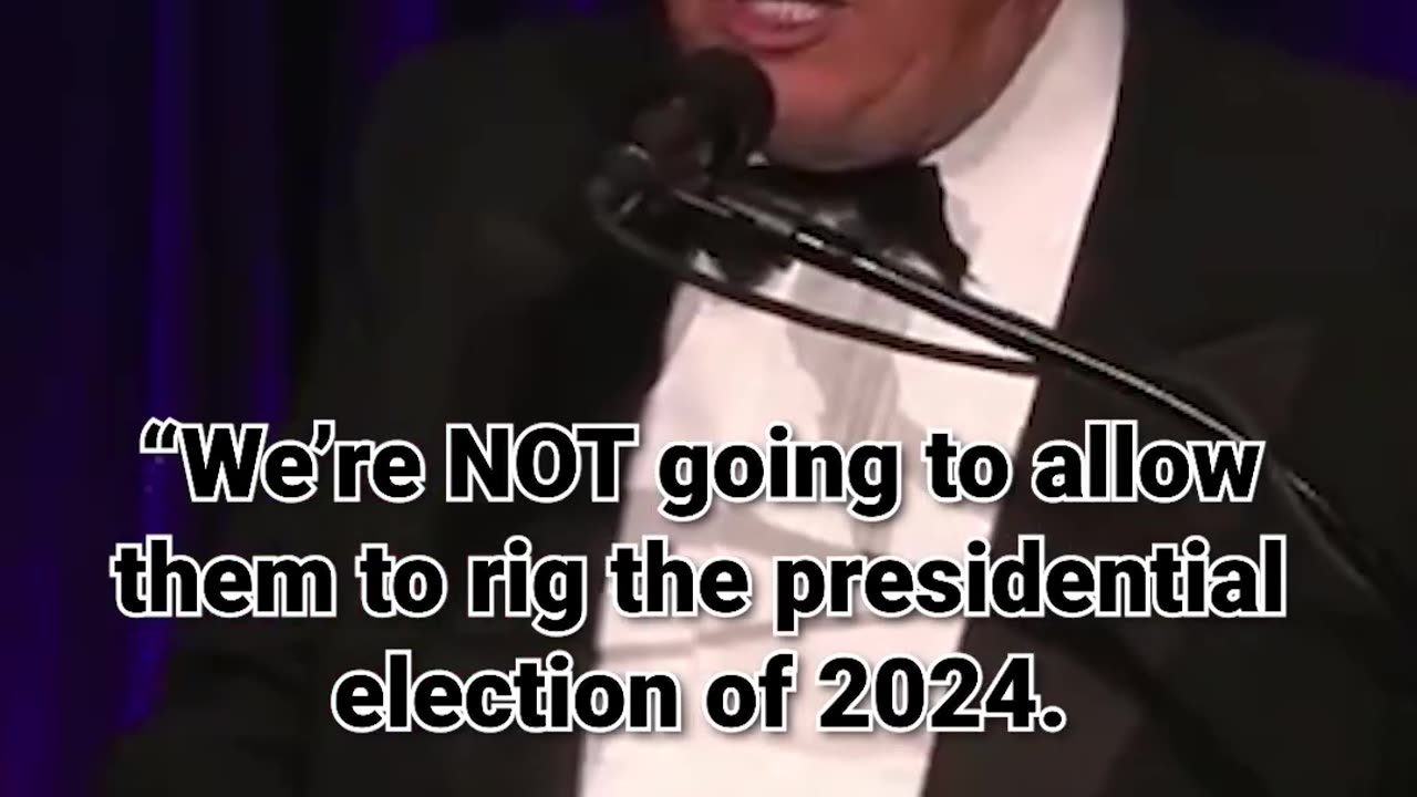 36 We’re NOT going to allow them to rig the presidential election of 2024