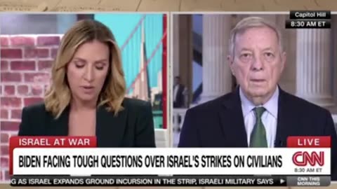 Dick Durbin becomes the first US Senator to call for a ceasefire in Gaza