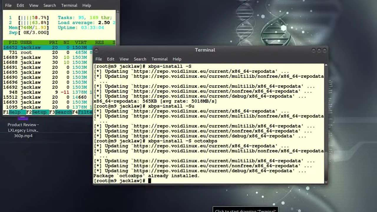 My Voidlinux 'MATE'....