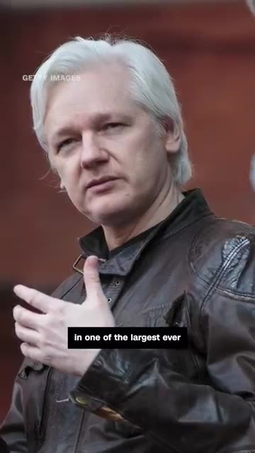 Video shows Assange after his release from UK prison