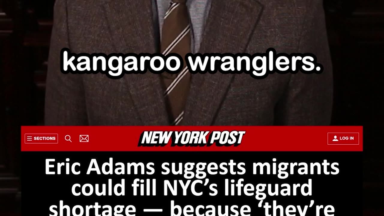 Eric Adams: Migrants Could Fill Lifeguard Shortage Because ‘They’re Excellent Swimmers’