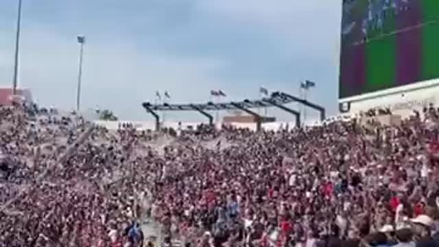 "Fuck Joe Biden!" chants erupt at football showdown between Arkansas and Ole Miss