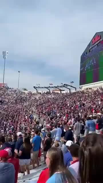 "Fuck Joe Biden!" chants erupt at football showdown between Arkansas and Ole Miss