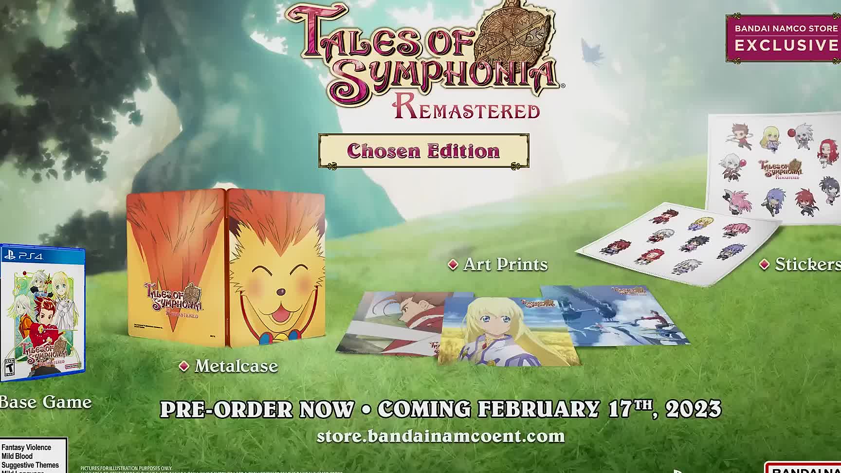 Tales of Symphonia Remastered – Release Date Trailer PS4 Games