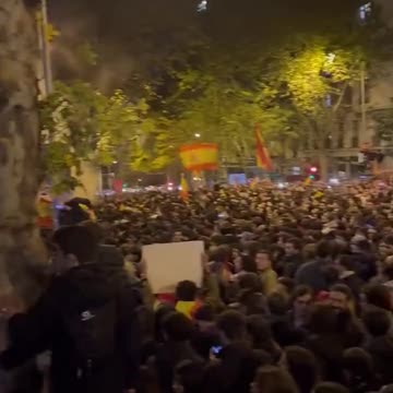 Madrid, Spain.🇪🇸. Anti-Government - Anti - Socialist Protest .