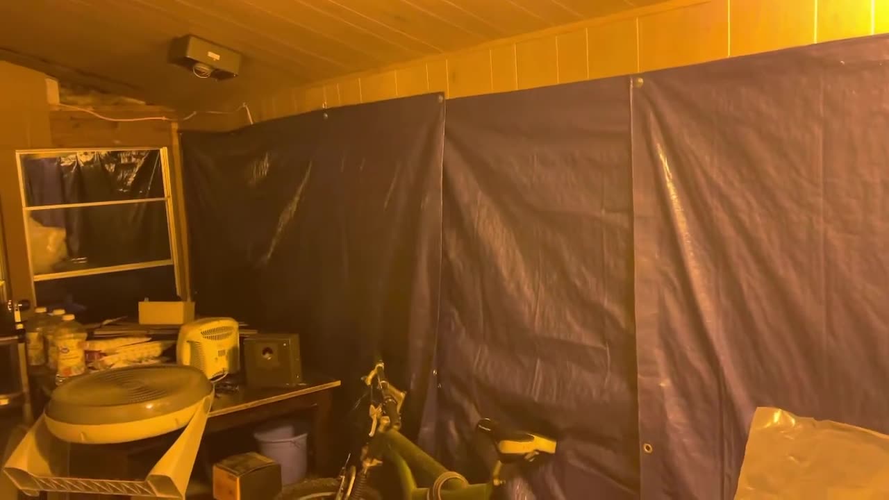 50 watt HPS Light at night.mp4
