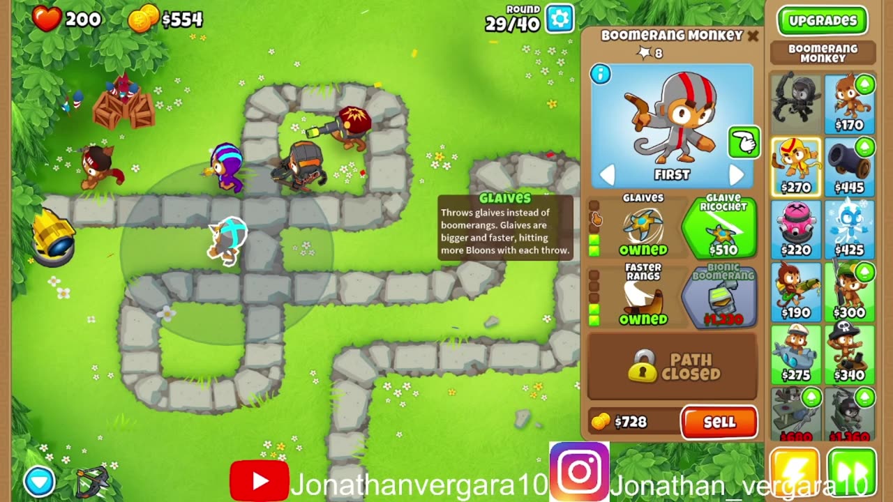 bloons tower defense gameplay