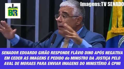 🚨NOW- SENATOR CONFRONTS NEGATIVE DINO AND REQUEST FOR VALUE TO MORAES TO DELIVER THE IMAGES D 8-1 D