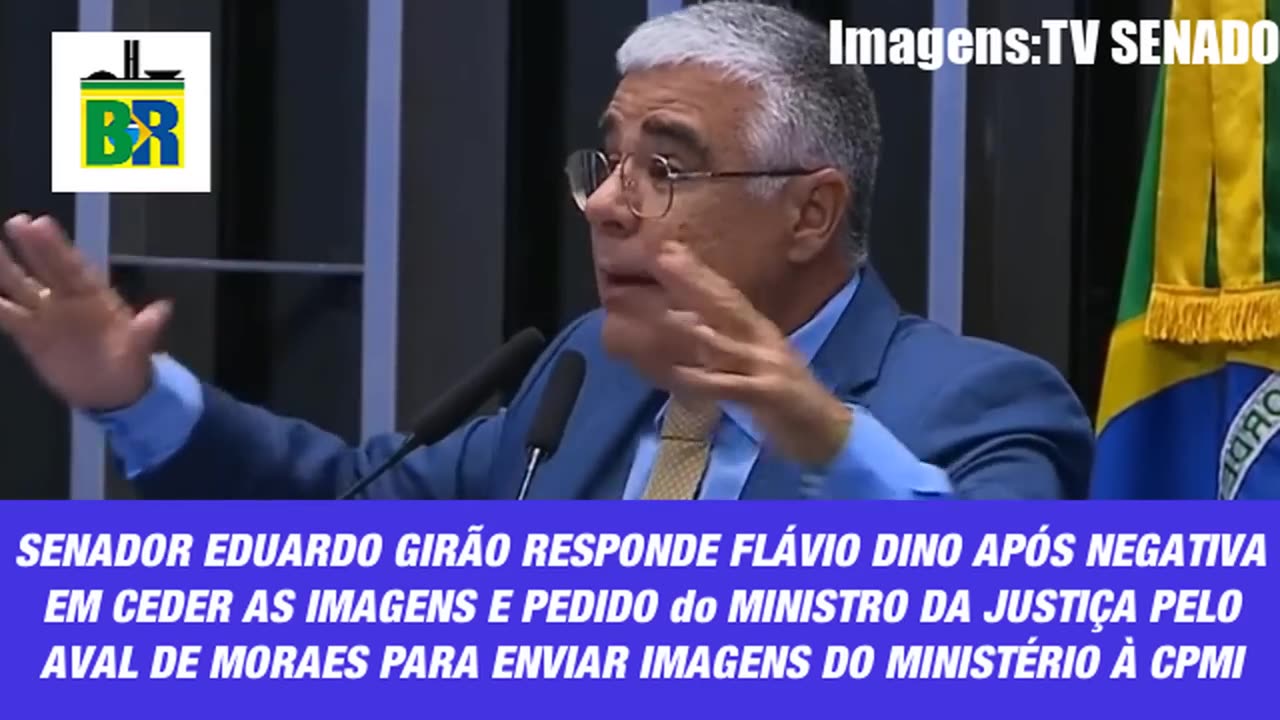 🚨NOW- SENATOR CONFRONTS NEGATIVE DINO AND REQUEST FOR VALUE TO MORAES TO DELIVER THE IMAGES D 8-1 D