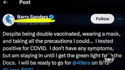 HALL OF FAME NFL PLAYER DESTROYED BY VAXX POISON INJECTIONS [2024-06-24]